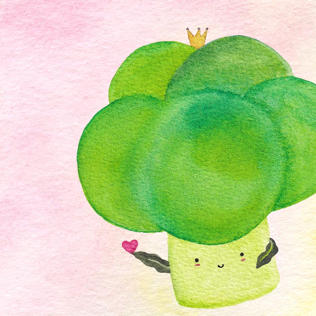 broccoli prince with heart