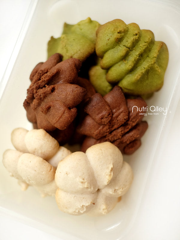 gluten-free cookies original chocolate matcha