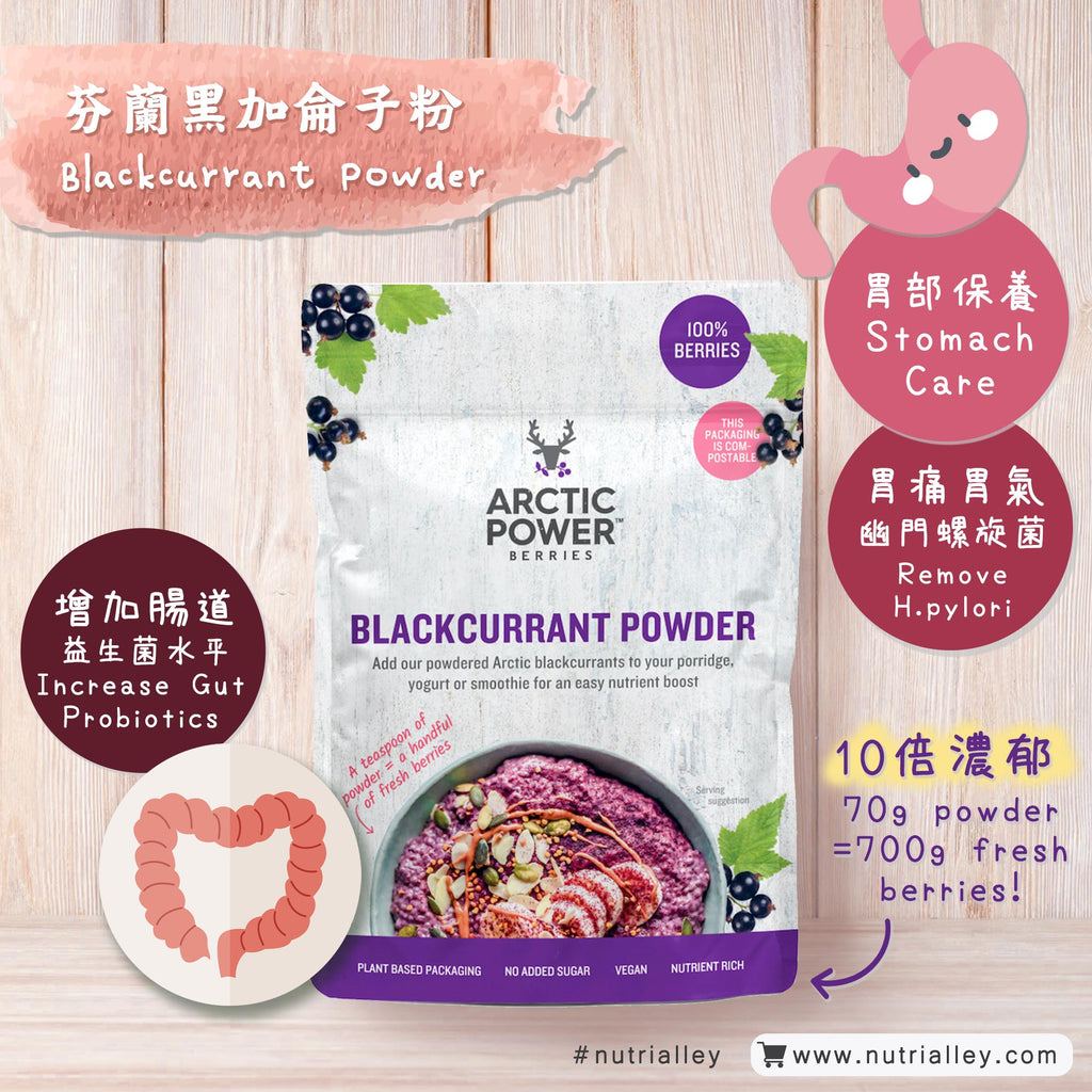 arctic power berries blackcurrant powder features