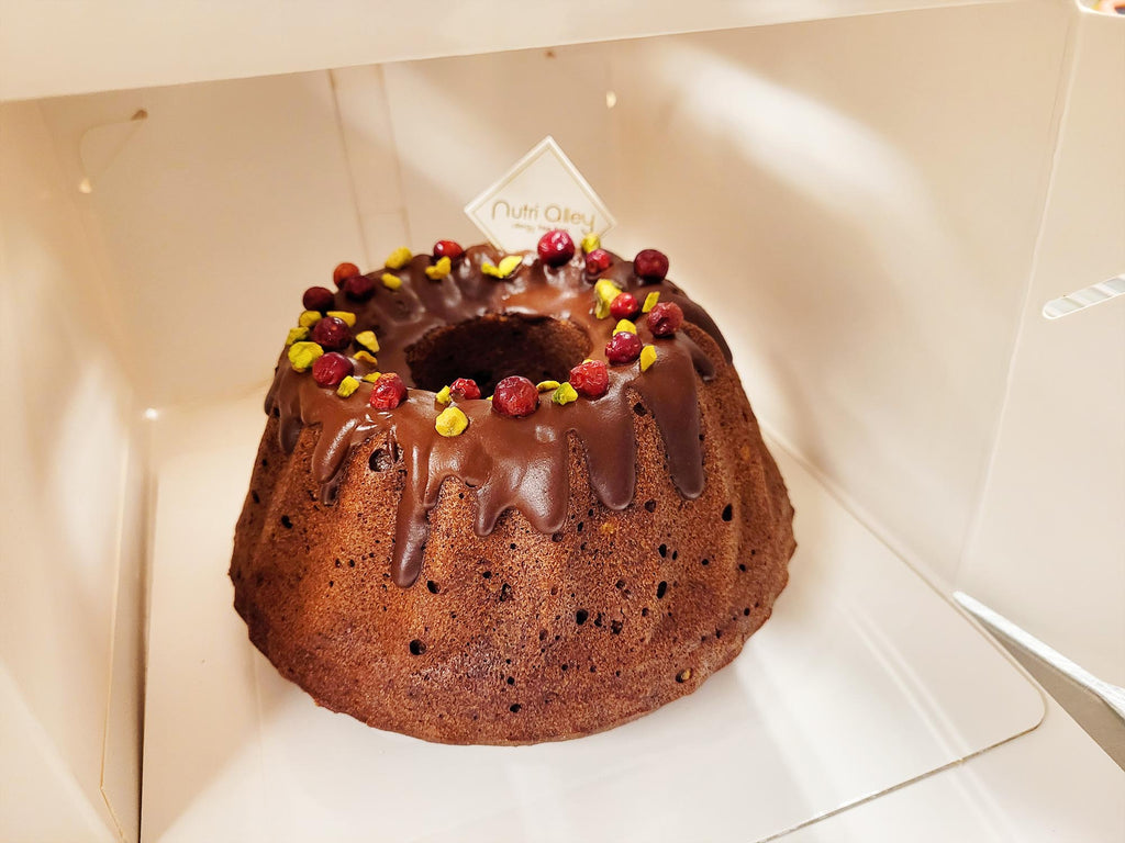 gluten-free vegan kougelhopf chocolate cake